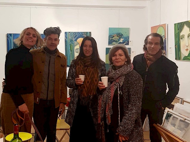 Con Fausto Marcì e la curatrice Pina Romano